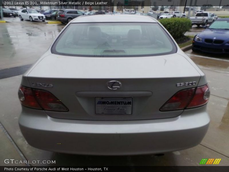 Millennium Silver Metallic / Beige Leather 2003 Lexus ES 300