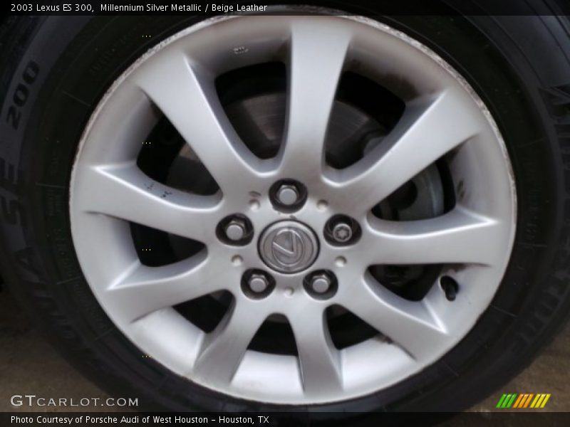 Millennium Silver Metallic / Beige Leather 2003 Lexus ES 300