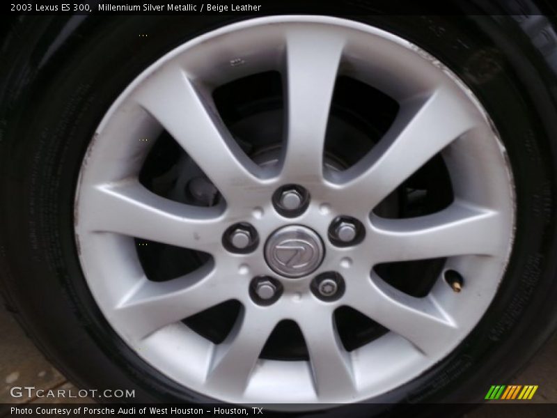 Millennium Silver Metallic / Beige Leather 2003 Lexus ES 300
