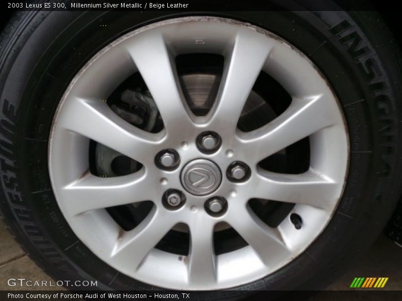Millennium Silver Metallic / Beige Leather 2003 Lexus ES 300