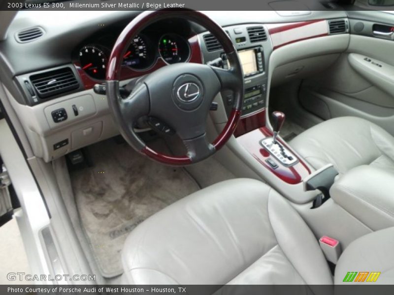 Millennium Silver Metallic / Beige Leather 2003 Lexus ES 300