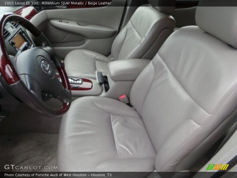 Millennium Silver Metallic / Beige Leather 2003 Lexus ES 300