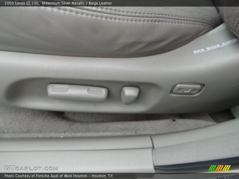 Millennium Silver Metallic / Beige Leather 2003 Lexus ES 300