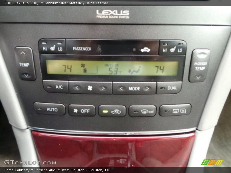 Millennium Silver Metallic / Beige Leather 2003 Lexus ES 300