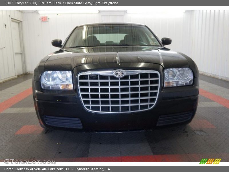 Brilliant Black / Dark Slate Gray/Light Graystone 2007 Chrysler 300