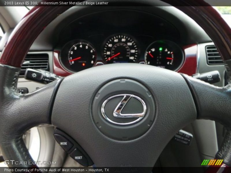 Millennium Silver Metallic / Beige Leather 2003 Lexus ES 300