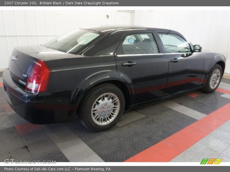 Brilliant Black / Dark Slate Gray/Light Graystone 2007 Chrysler 300