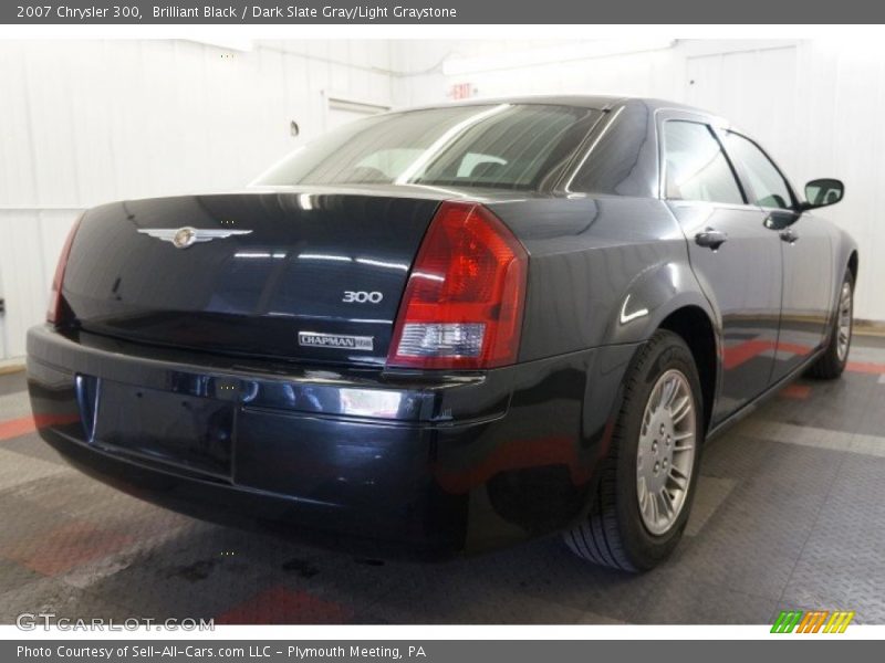 Brilliant Black / Dark Slate Gray/Light Graystone 2007 Chrysler 300