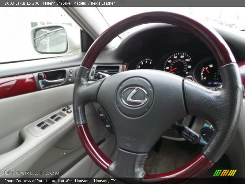 Millennium Silver Metallic / Beige Leather 2003 Lexus ES 300