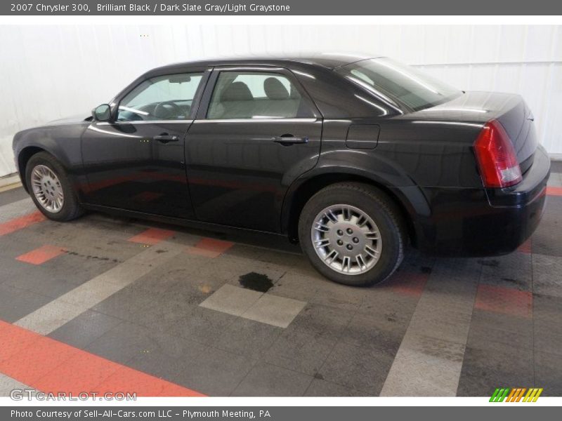 Brilliant Black / Dark Slate Gray/Light Graystone 2007 Chrysler 300