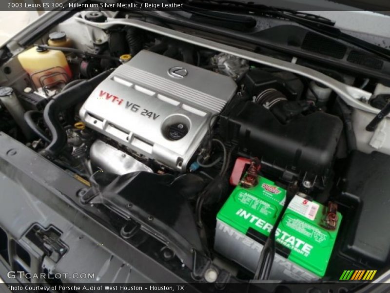 Millennium Silver Metallic / Beige Leather 2003 Lexus ES 300
