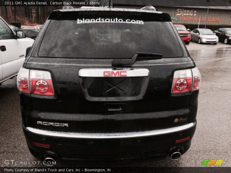 Carbon Black Metallic / Ebony 2011 GMC Acadia Denali