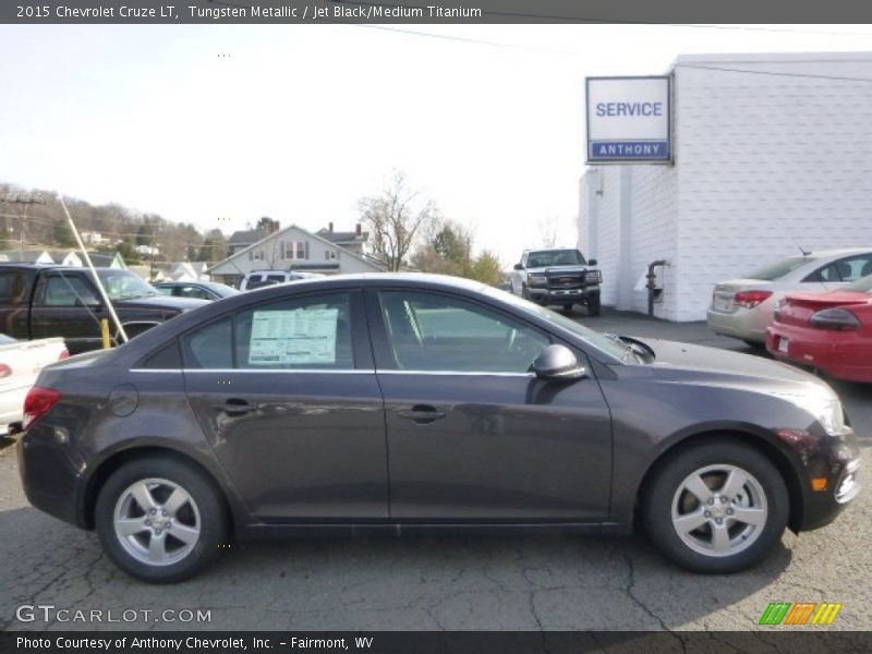Tungsten Metallic / Jet Black/Medium Titanium 2015 Chevrolet Cruze LT