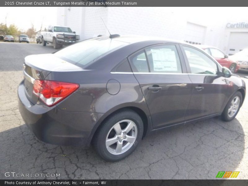 Tungsten Metallic / Jet Black/Medium Titanium 2015 Chevrolet Cruze LT