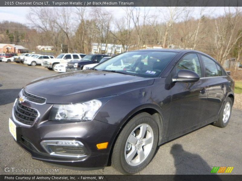 Tungsten Metallic / Jet Black/Medium Titanium 2015 Chevrolet Cruze LT