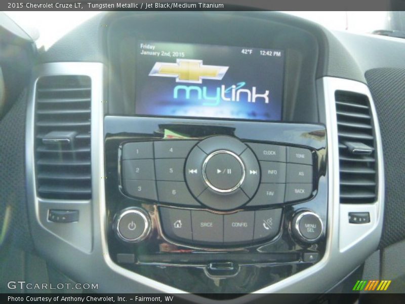 Tungsten Metallic / Jet Black/Medium Titanium 2015 Chevrolet Cruze LT
