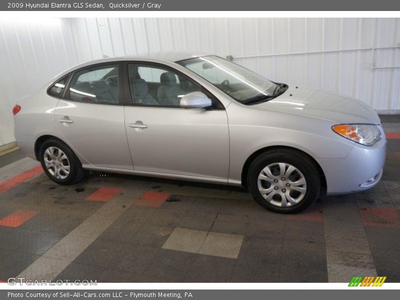 Quicksilver / Gray 2009 Hyundai Elantra GLS Sedan