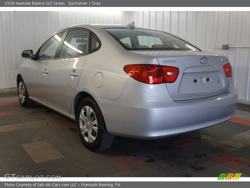 Quicksilver / Gray 2009 Hyundai Elantra GLS Sedan