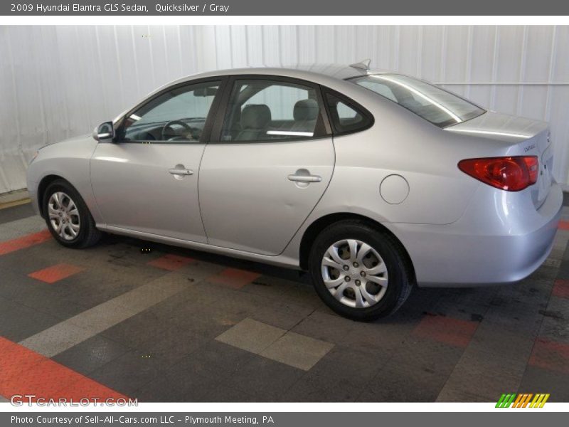 Quicksilver / Gray 2009 Hyundai Elantra GLS Sedan