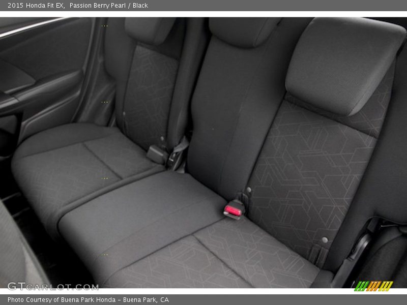Passion Berry Pearl / Black 2015 Honda Fit EX