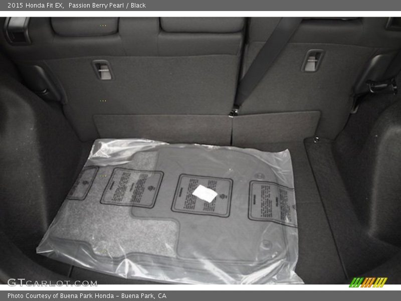 Passion Berry Pearl / Black 2015 Honda Fit EX