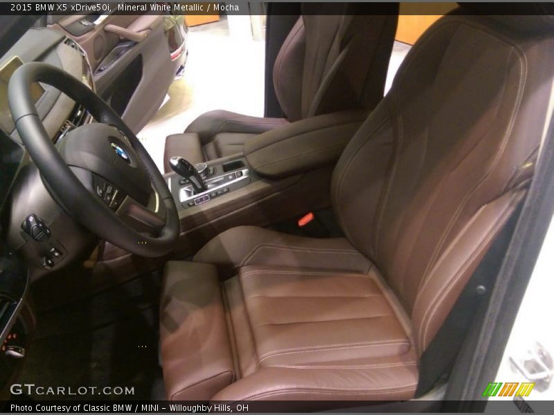 Front Seat of 2015 X5 xDrive50i