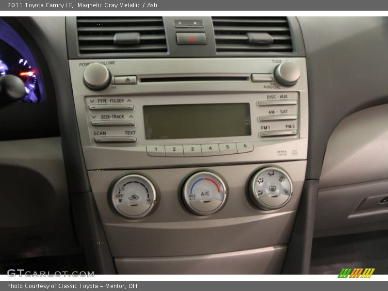 Magnetic Gray Metallic / Ash 2011 Toyota Camry LE