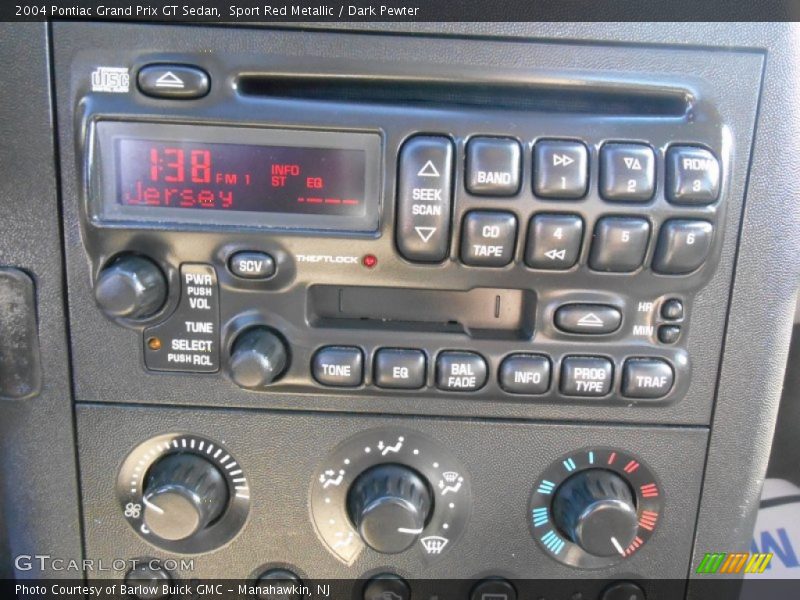 Controls of 2004 Grand Prix GT Sedan