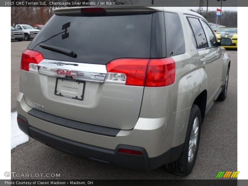 Champagne Silver Metallic / Jet Black 2015 GMC Terrain SLE