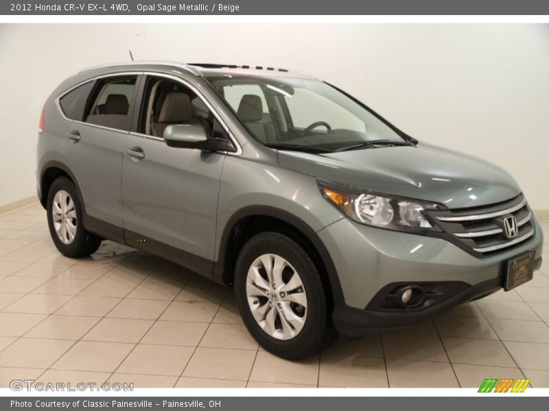 Opal Sage Metallic / Beige 2012 Honda CR-V EX-L 4WD