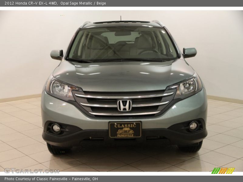 Opal Sage Metallic / Beige 2012 Honda CR-V EX-L 4WD