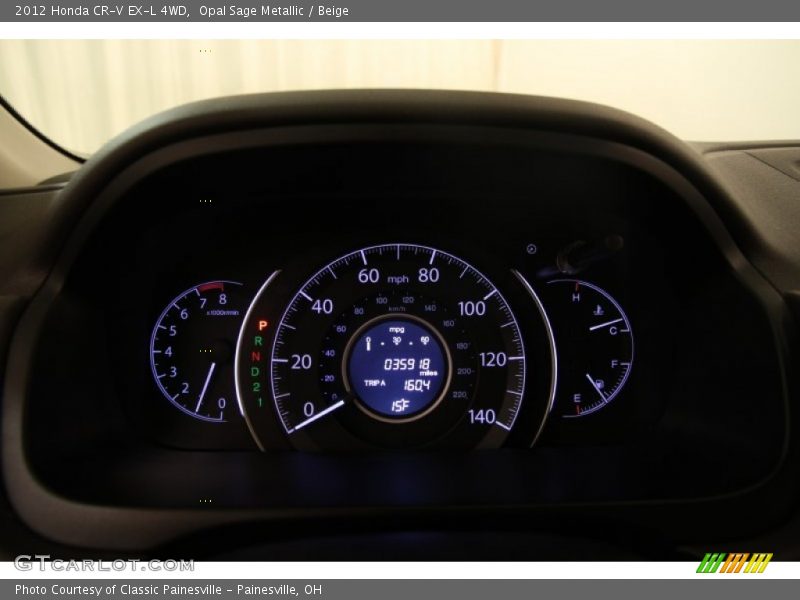 Opal Sage Metallic / Beige 2012 Honda CR-V EX-L 4WD