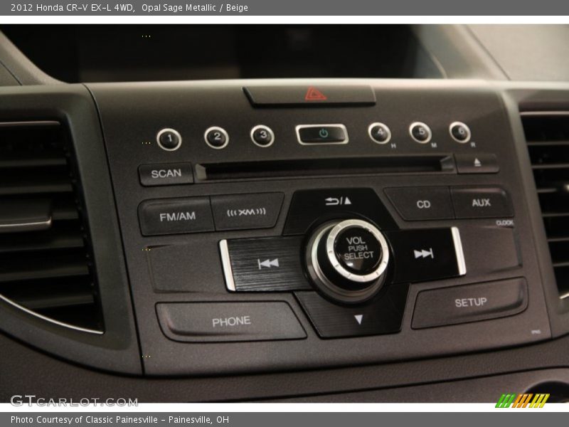Opal Sage Metallic / Beige 2012 Honda CR-V EX-L 4WD