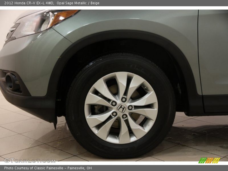 Opal Sage Metallic / Beige 2012 Honda CR-V EX-L 4WD