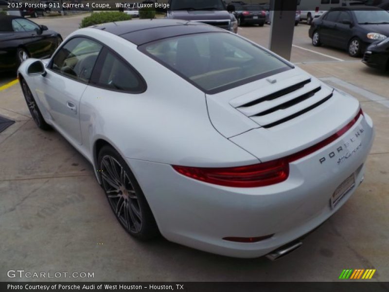  2015 911 Carrera 4 Coupe White