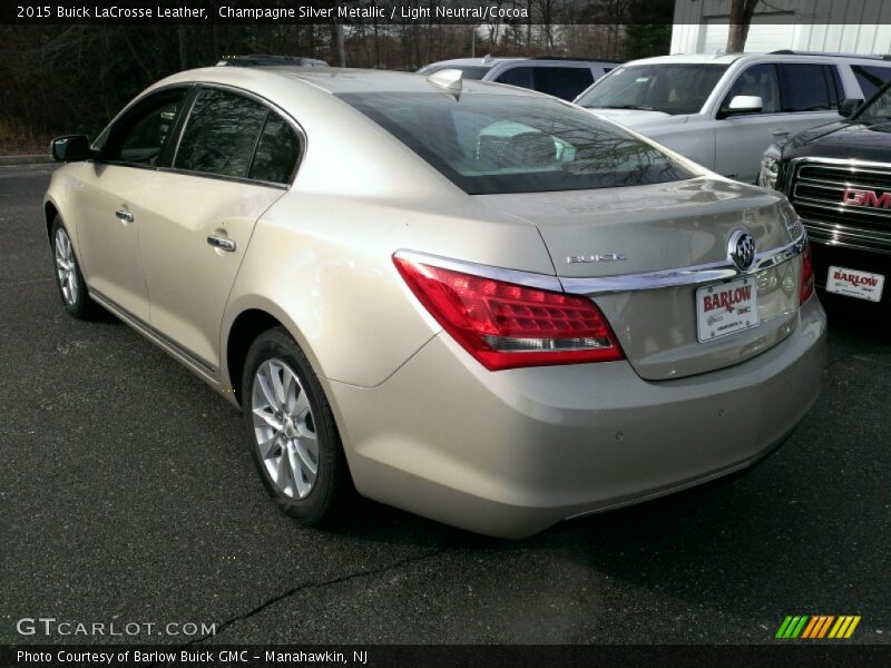 Champagne Silver Metallic / Light Neutral/Cocoa 2015 Buick LaCrosse Leather