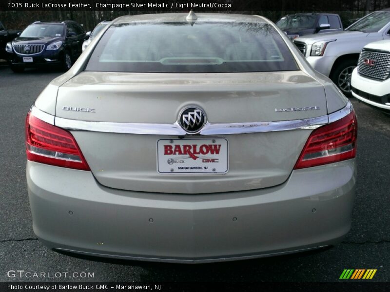 Champagne Silver Metallic / Light Neutral/Cocoa 2015 Buick LaCrosse Leather