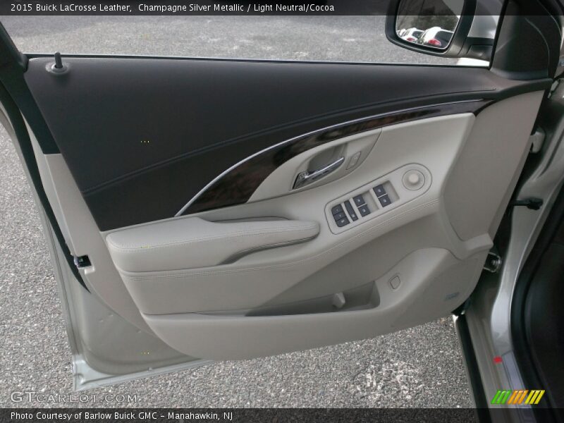 Champagne Silver Metallic / Light Neutral/Cocoa 2015 Buick LaCrosse Leather