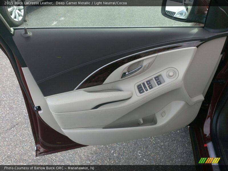 Deep Garnet Metallic / Light Neutral/Cocoa 2015 Buick LaCrosse Leather