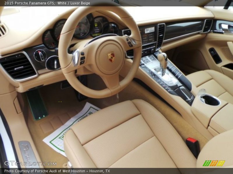  2015 Panamera GTS Luxor Beige Interior