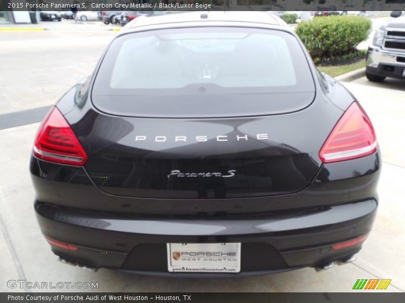 Carbon Grey Metallic / Black/Luxor Beige 2015 Porsche Panamera S