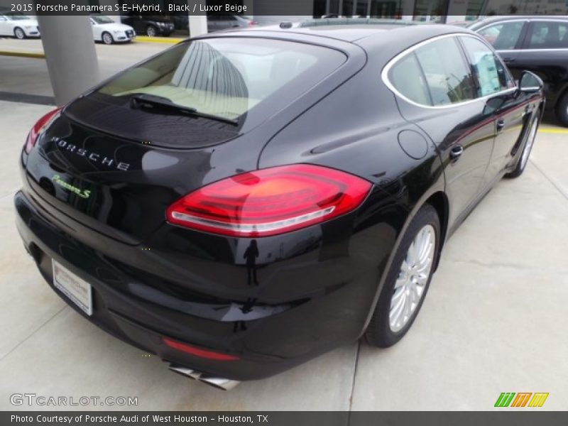 Black / Luxor Beige 2015 Porsche Panamera S E-Hybrid