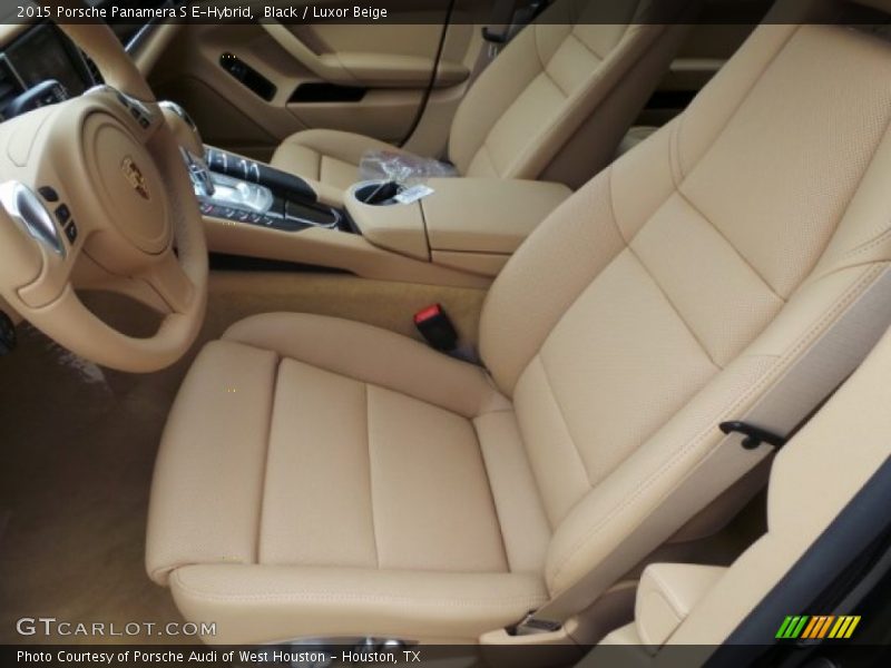 Black / Luxor Beige 2015 Porsche Panamera S E-Hybrid