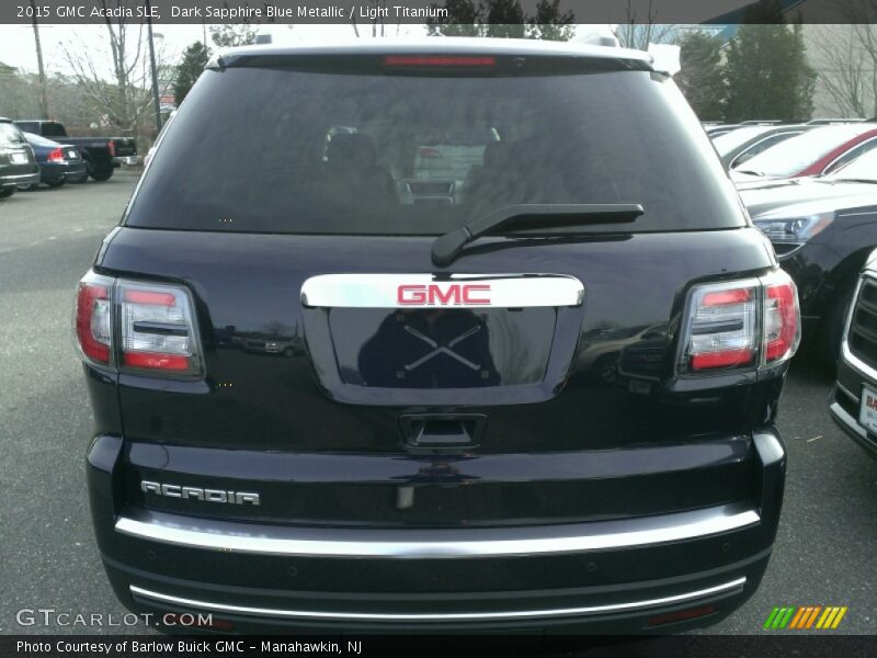 Dark Sapphire Blue Metallic / Light Titanium 2015 GMC Acadia SLE