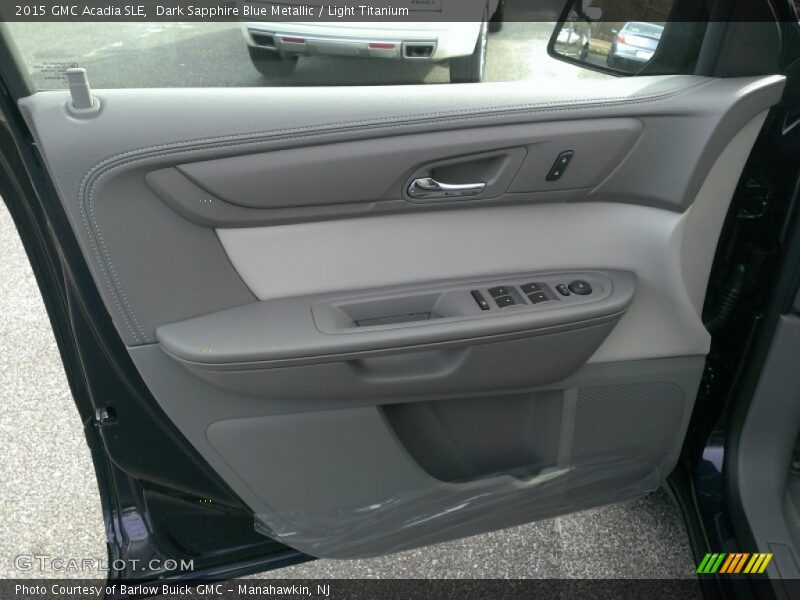 Dark Sapphire Blue Metallic / Light Titanium 2015 GMC Acadia SLE