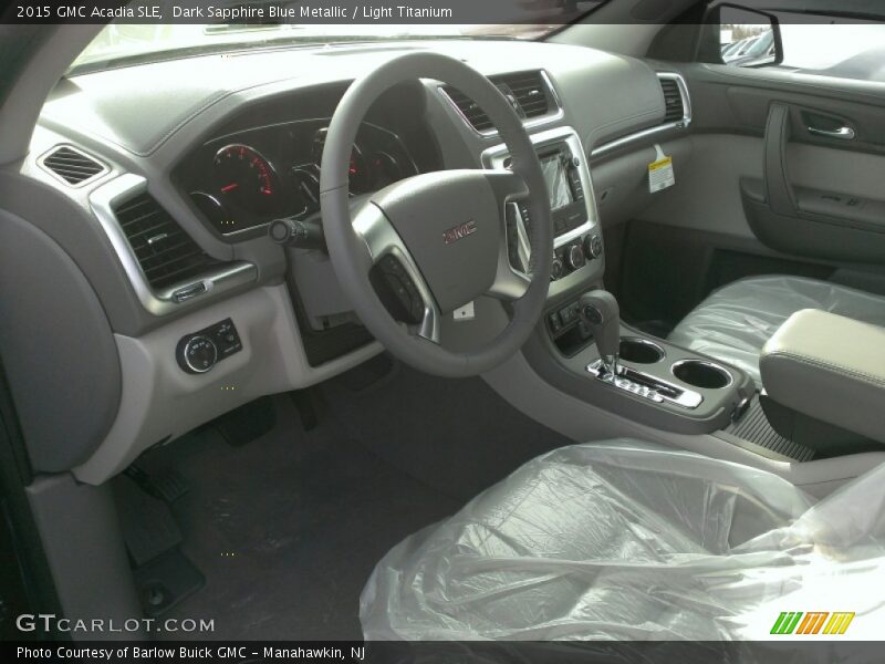 Dark Sapphire Blue Metallic / Light Titanium 2015 GMC Acadia SLE