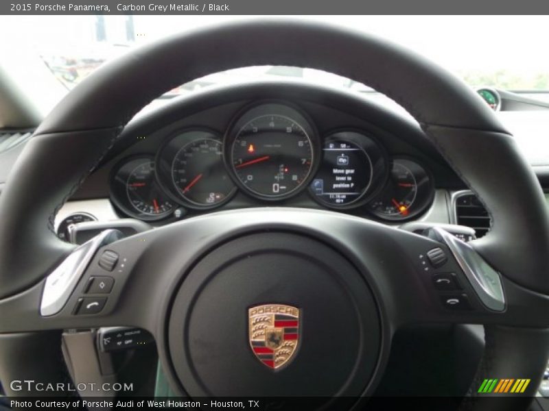 Carbon Grey Metallic / Black 2015 Porsche Panamera
