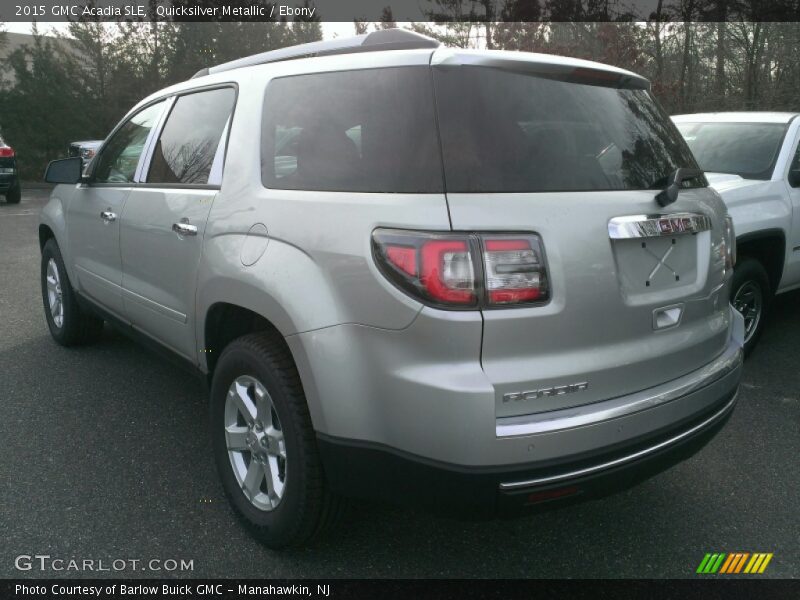 Quicksilver Metallic / Ebony 2015 GMC Acadia SLE