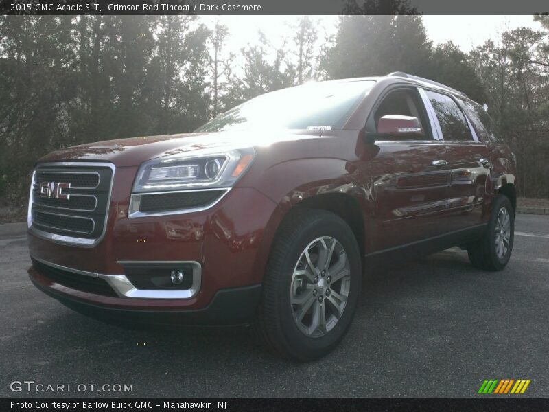 Crimson Red Tincoat / Dark Cashmere 2015 GMC Acadia SLT