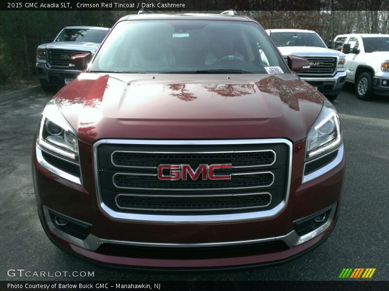 Crimson Red Tincoat / Dark Cashmere 2015 GMC Acadia SLT